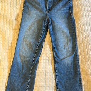 Good American Good Legs Straight Jeans Blue449 Size 6/28 Used